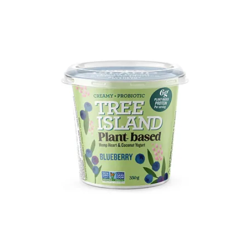 Tree Island PlantBased Blueberry Yogurt 350g Compass Foods